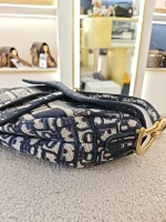 Dior, Saddle Bag, Medium, Blue, Very Very  Good - Image 10