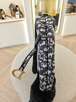 Dior, Saddle Bag, Medium, Blue, Very Very  Good - Image 12