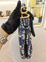 Dior, Saddle Bag, Medium, Blue, Very Very  Good - Image 13