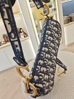 Dior, Saddle Bag, Medium, Blue, Very Very  Good - Image 17