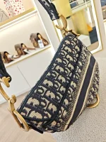 Dior, Saddle Bag, Medium, Blue, Very Very  Good - Image 18