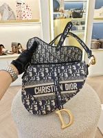Dior, Saddle Bag, Medium, Blue, Very Very  Good - Image 19