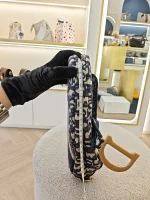 Dior, Saddle Bag, Medium, Blue, Very Very  Good - Image 28