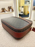 YSL, Monogramme Camera Bag, , Brown, Very Very  Good - Image 7