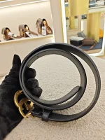 Gucci, [Gucci] GG Marmont Leather Belt, 75/30, Black, Very Very  Good - Image 7