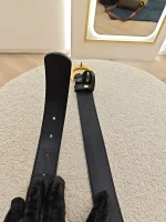 Gucci, [Gucci] GG Marmont Leather Belt, 75/30, Black, Very Very  Good - Image 11