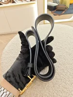 Gucci, [Gucci] GG Marmont Leather Belt, 75/30, Black, Very Very  Good - Image 14