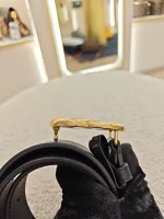 Gucci, [Gucci] GG Marmont Leather Belt, 75/30, Black, Very Very  Good - Image 15