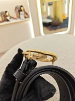 Gucci, [Gucci] GG Marmont Leather Belt, 75/30, Black, Very Very  Good - Image 16
