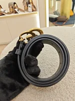 Gucci, [Gucci] GG Marmont Leather Belt, 75/30, Black, Very Very  Good - Image 17