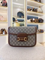 Gucci, Horsebit 1955 Shoulder Bag, , Brown, Like New - Image 5