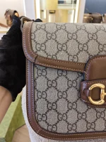 Gucci, Horsebit 1955 Shoulder Bag, , Brown, Like New - Image 21