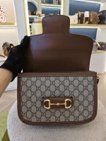 Gucci, Horsebit 1955 Shoulder Bag, , Brown, Like New - Image 22