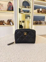 Chanel, Classic Zip Coin Purse, , Black, Very Very  Good - Image 3