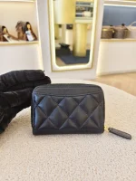 Chanel, Classic Zip Coin Purse, , Black, Very Very  Good - Image 5