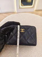 Chanel, Classic Zip Coin Purse, , Black, Very Very  Good - Image 23