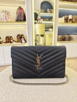 YSL, WOC, 9", Navy, Very Very  Good - Image 4