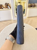 YSL, WOC, 9", Navy, Very Very  Good - Image 7