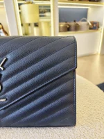 YSL, WOC, 9", Navy, Very Very  Good - Image 11