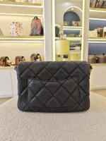 Chanel, Mini Flap Bag with Coin Charm,  8", Black, Very Very  Good - Image 7