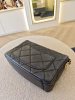 Chanel, Mini Flap Bag with Coin Charm,  8", Black, Very Very  Good - Image 19