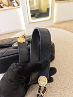 Chanel, Mini Flap Bag with Coin Charm,  8", Black, Very Very  Good - Image 35