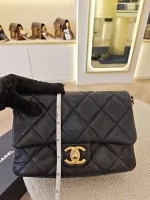 Chanel, Mini Flap Bag with Coin Charm,  8", Black, Very Very  Good - Image 41