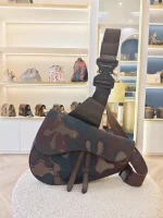 Dior, Dior x Peter Doig Saddle Bag, Medium, Multicolor, Very Very  Good - Image 6