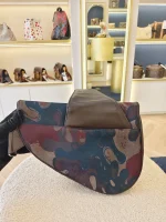 Dior, Dior x Peter Doig Saddle Bag, Medium, Multicolor, Very Very  Good - Image 8