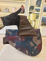 Dior, Dior x Peter Doig Saddle Bag, Medium, Multicolor, Very Very  Good - Image 9