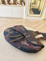 Dior, Dior x Peter Doig Saddle Bag, Medium, Multicolor, Very Very  Good - Image 12