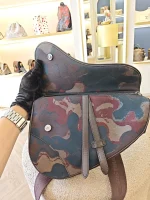Dior, Dior x Peter Doig Saddle Bag, Medium, Multicolor, Very Very  Good - Image 29