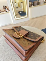 Louis Vuitton, Dauphine, MM, Brown, Very Good - Image 9