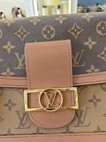 Louis Vuitton, Dauphine, MM, Brown, Very Good - Image 14