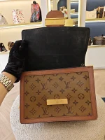Louis Vuitton, Dauphine, MM, Brown, Very Good - Image 18