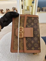 Louis Vuitton, Dauphine, MM, Brown, Very Good - Image 30