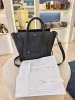 Celine, Luggage, Nano, Black, Very Very  Good - Image 2