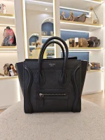 Celine, Luggage, Nano, Black, Very Very  Good - Image 7