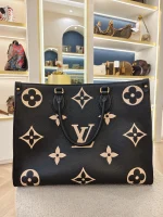 Louis Vuitton, OnTheGo MM, MM, Black, Very Very  Good - 图片 6