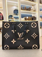 Louis Vuitton, OnTheGo MM, MM, Black, Very Very  Good - 图片 8