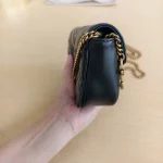 Gucci, GG Marmont Super Mini Bag, Supermini, Black, Like New - Image 4