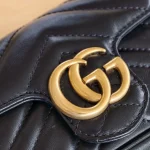 Gucci, GG Marmont Super Mini Bag, Supermini, Black, Like New - Image 11
