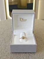 Dior, Rose des Vents Chain Ring, 49, Gold, Like New - Image 4