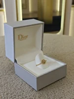 Dior, Rose des Vents Chain Ring, 49, Gold, Like New - Image 5