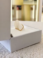 Dior, Rose des Vents Chain Ring, 49, Gold, Like New - Image 10