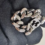 Gucci, Interlocking G chain, S, Silver, Like New - Image 8