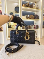 Dior, Lady D-Joy Bag, Medium, Black, Very Very  Good - Image 9