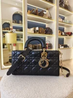 Dior, Lady D-Joy Bag, Medium, Black, Very Very  Good - Image 12