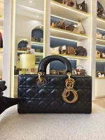 Dior, Lady D-Joy Bag, Medium, Black, Very Very  Good - Image 13