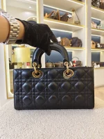 Dior, Lady D-Joy Bag, Medium, Black, Very Very  Good - Image 14